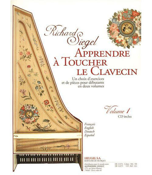 Siegel Richard - Imparare a suonare il clavicembalo Vol.1 + CD