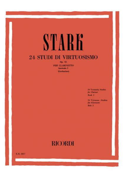Stark R. - 24 Studi Di Virtuosismo Op. 51 - Clarinetto