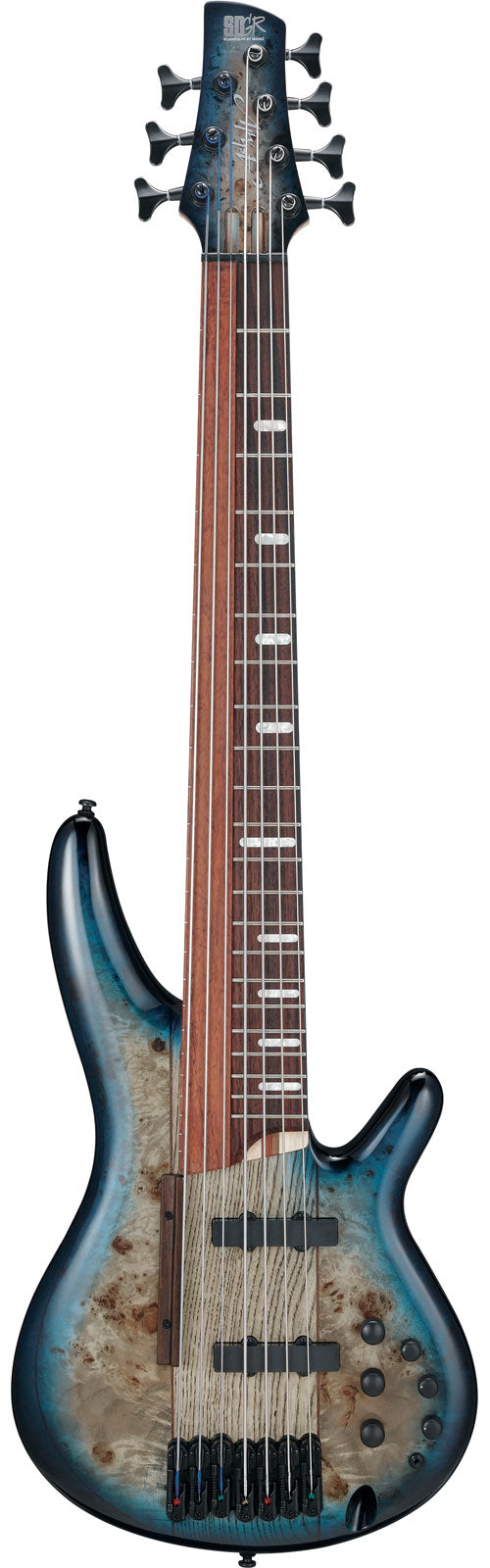 SRAS7-CBS Blu cosmico Starburst Bass Workshop