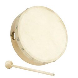 Tamburello Pelle naturale 15 CM