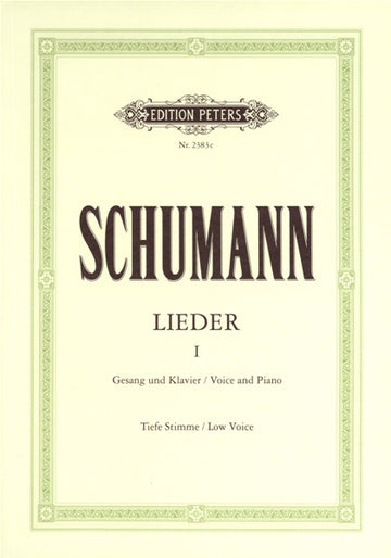 Schumann Robert - Complete Songs Vol.1: 77 Songs - Voice And Piano (par 10 Minimum)