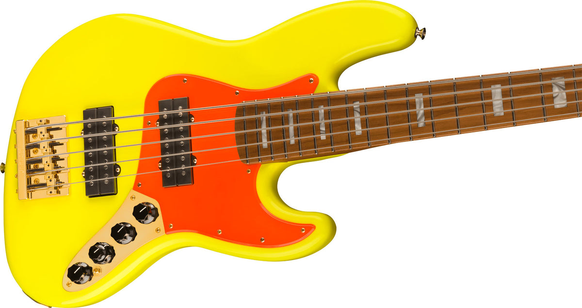 Jazz Bass V Signature Mononeon MN Neon Yellow