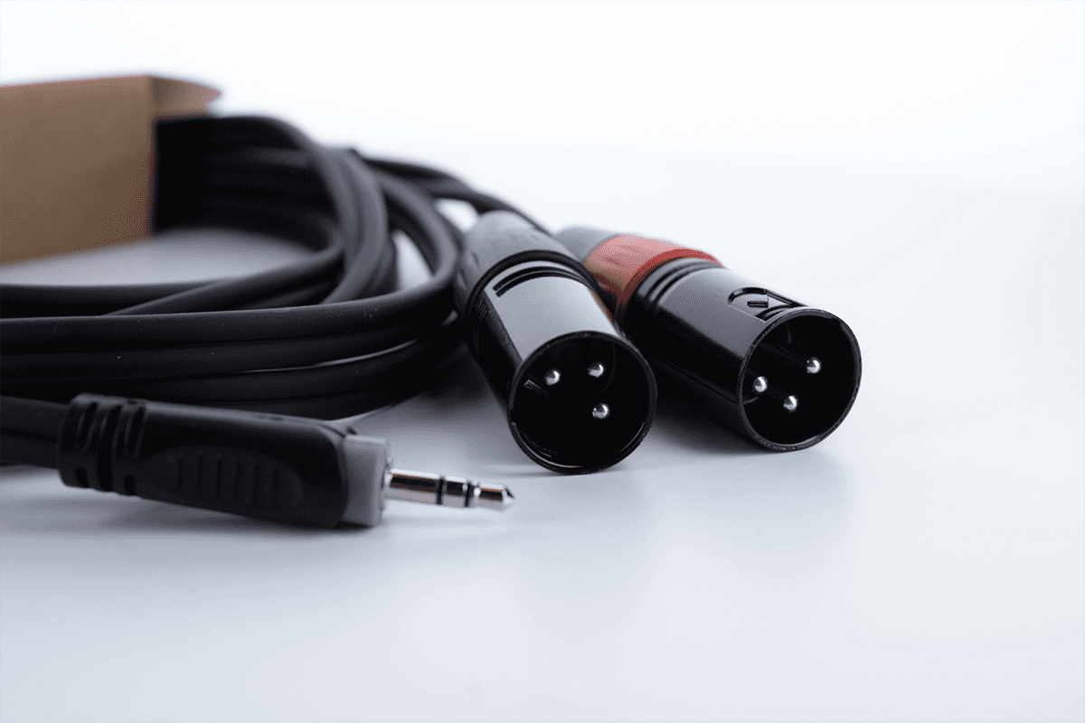 Cavo Y Mini-jack Stereo / 2 XLR Maschio 1 M