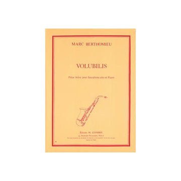 Berthomieu - Volubilis - Saxophone et Piano