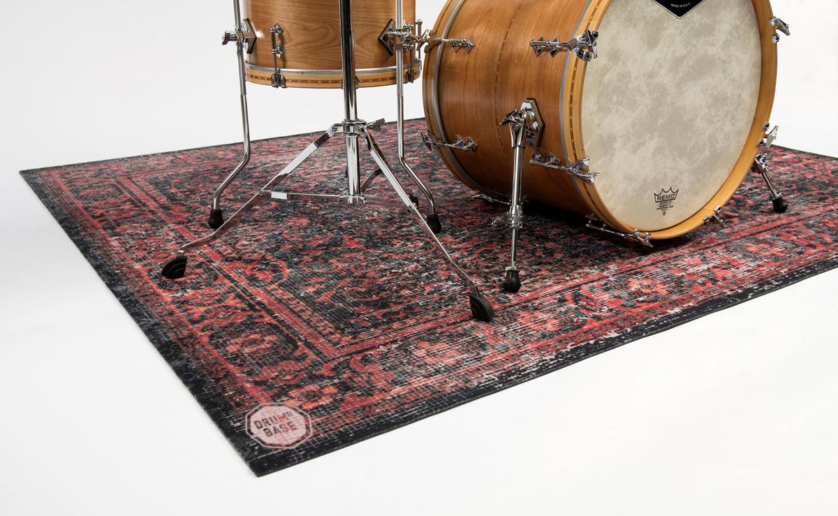 Tappeto Vintage Persian 1.85 X 1.60M Antiscivolo - Nero Rosso