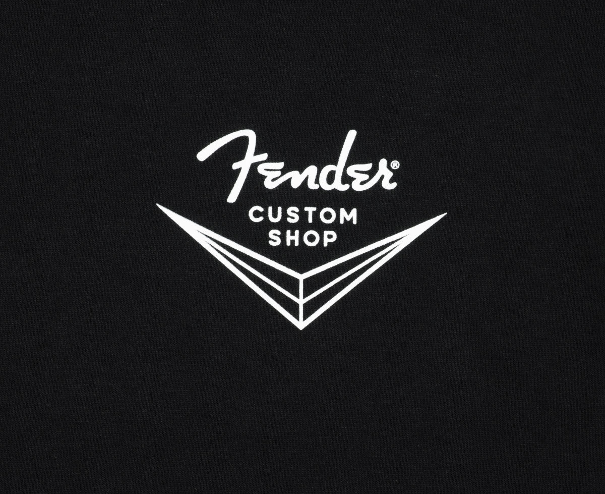 "L" T-Shirt Logo Fender Custom Shop Black