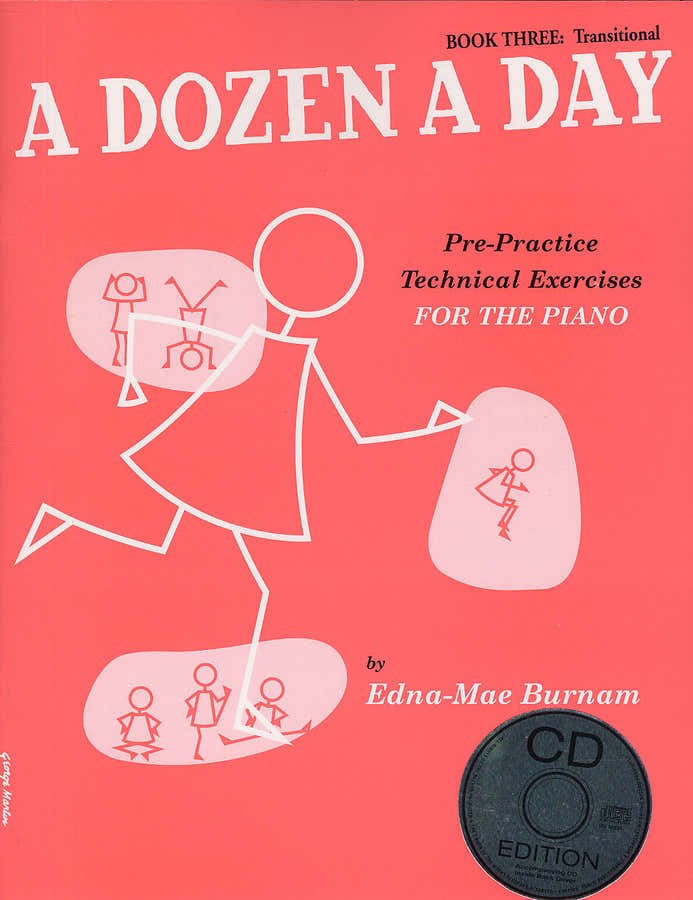 BURNAM EDNA-MAE - A DOZEN A DAY Vol. 3 + CD