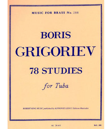 GRIGORIEV B. - 78 ETUDES - TUBA