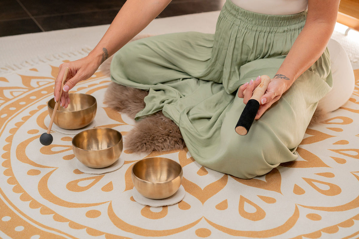 SB-Y1 - Set di campane tibetane Yoga Nidra da 3 pezzi