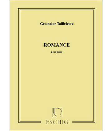 TAILLEFERRE G. - ROMANCE - PIANO
