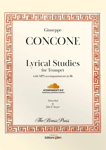 Concone G. - Lyrical Studies - Trompette