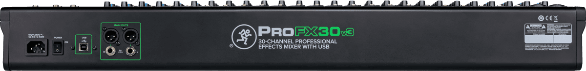 PROFX30V3-MIXER USB 30 CANALI + EFFETTI