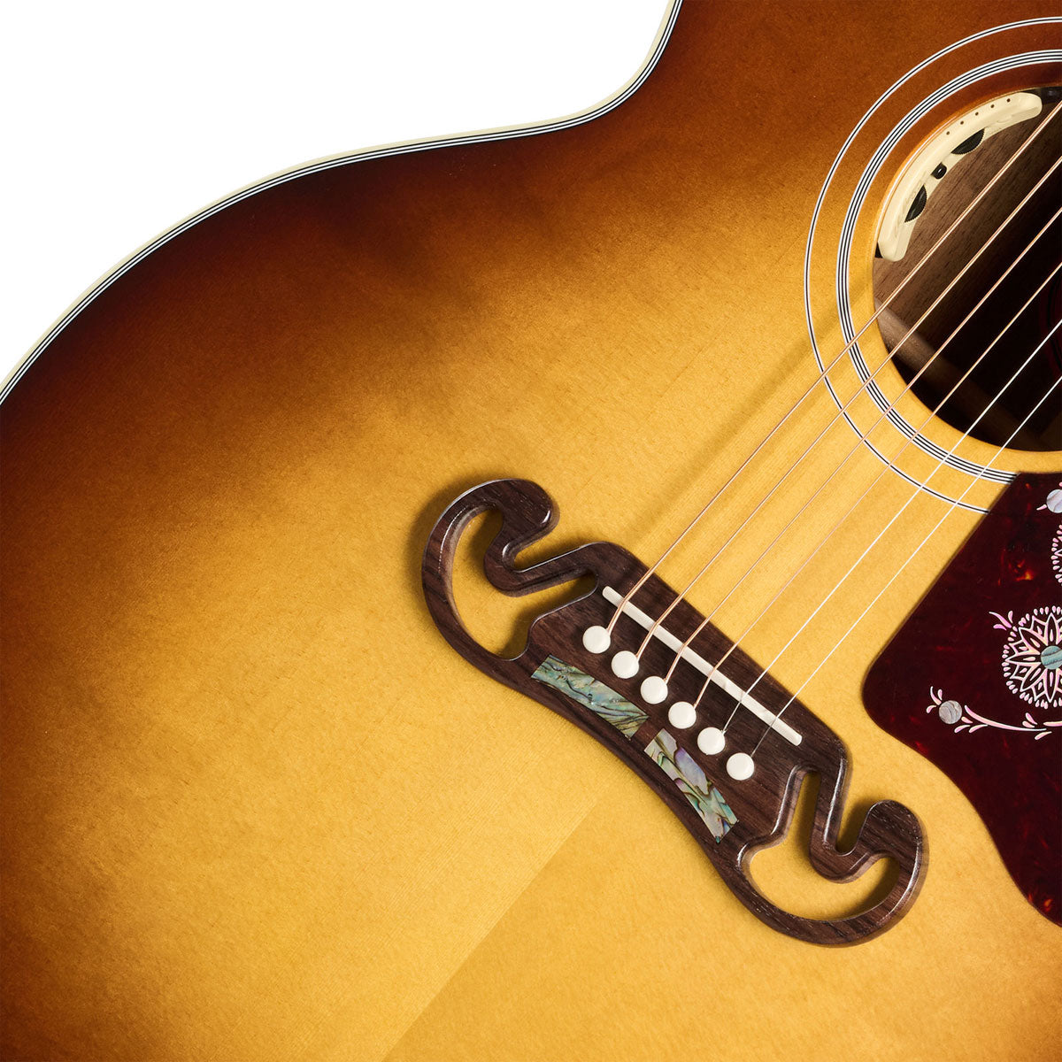 SJ-200 Elegant Koa Honey Burst Modern