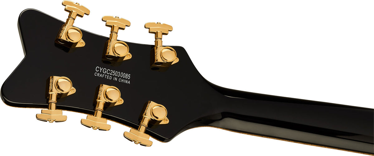 Synchromatic Falcon a corpo cavo Single-Cut con Bigsby EBO Nero