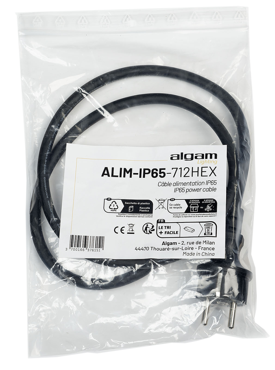 Cavo di alimentazione IP65 per IP Par 712 Hex
