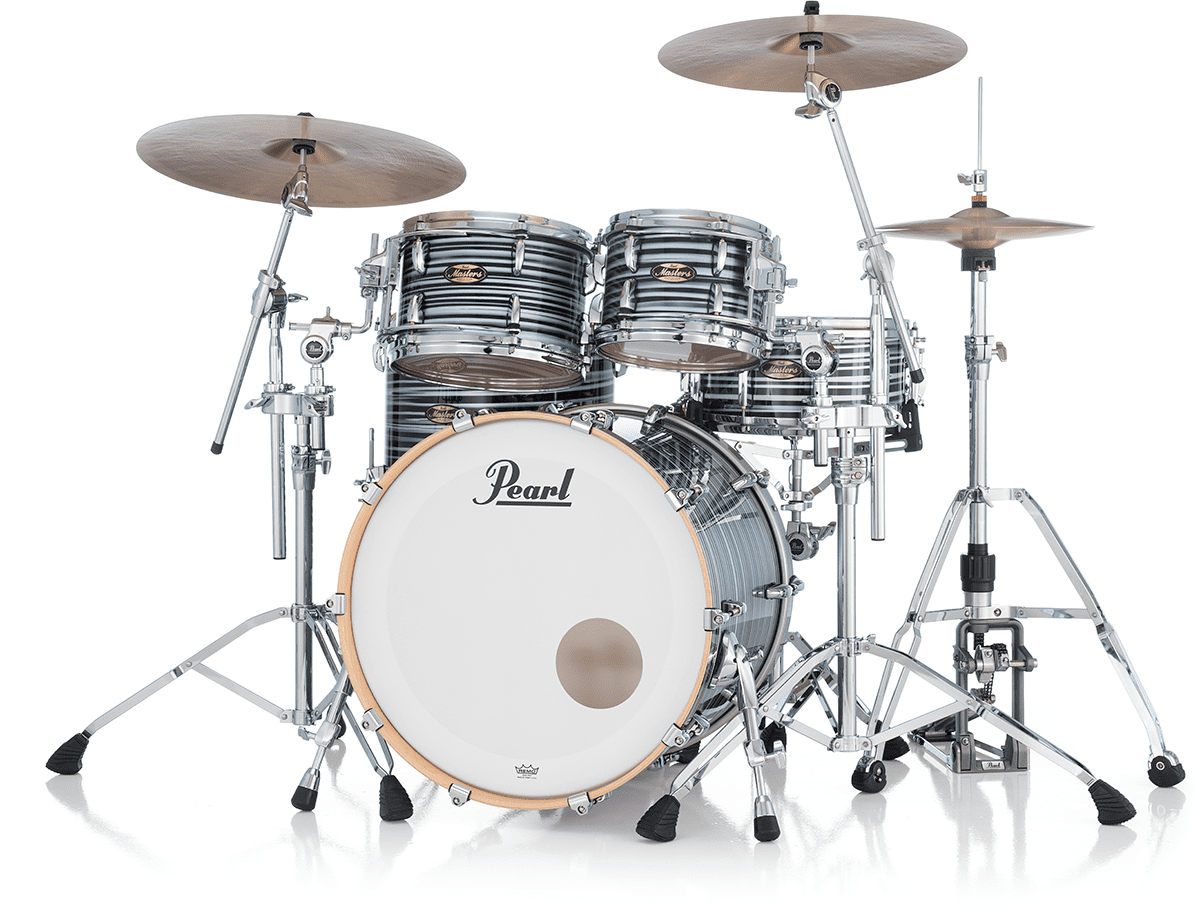 Masters Maple Gum Stage 22 GYROLOCK-l Oyster Swirl Nero