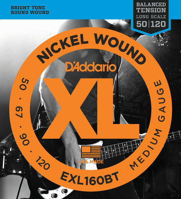 EXL160BT corde avvolte in nickel scala lunga tensione media 50-120