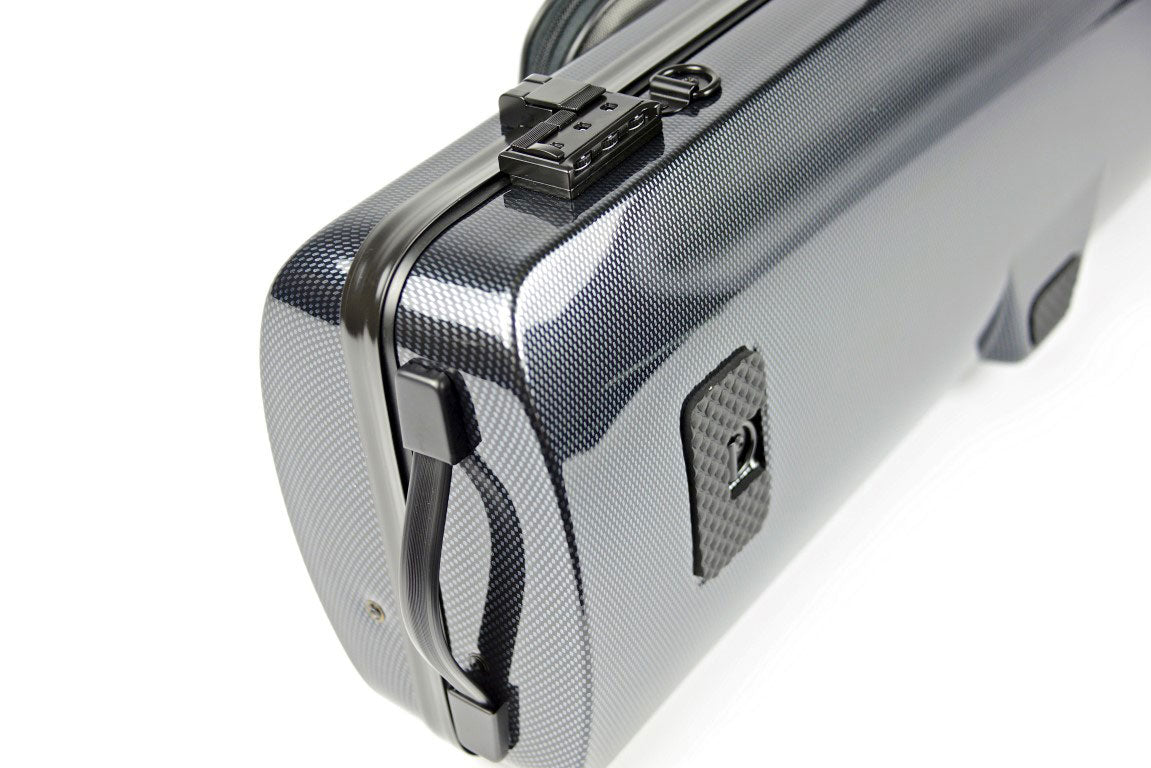 Custodia per Violino 4/4 Hightech + Tasca - Nero Carbonio