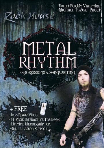Michael Paget dei Bullet For My Valentine - Progressioni ritmiche metal e scrittura di canzoni Rock House DVD