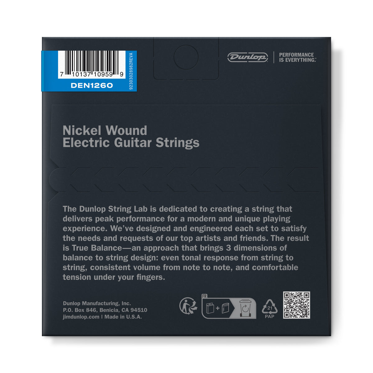 NICKEL PLATED STEEL ELECTRIC STRINGS NICKEL PLATED STEEL 12-60 SET