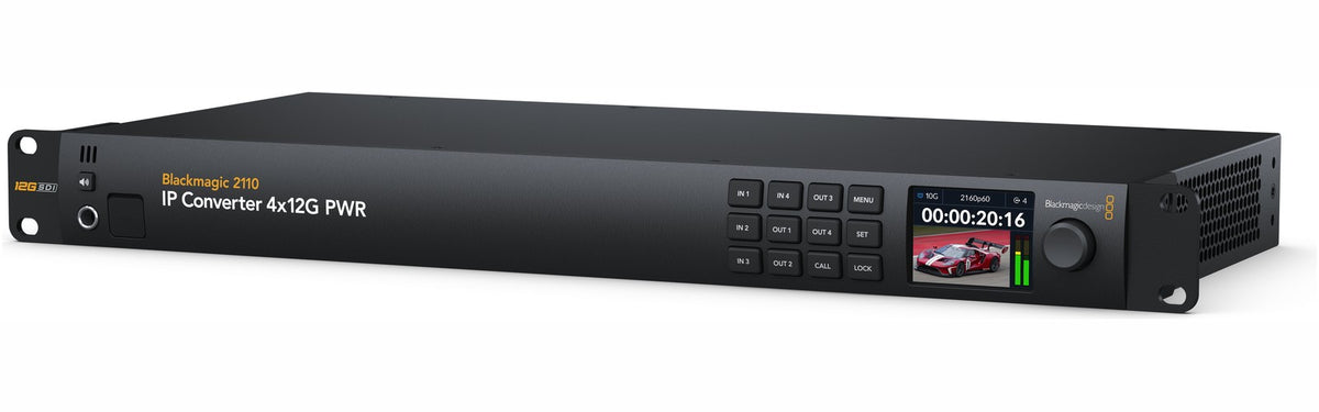 Blackmagic 2110 IP Convertitore 4x12G PWR