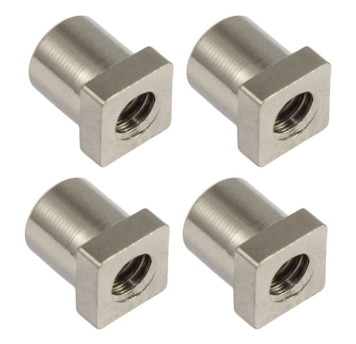 SN-SQ-10B - Camino 10mm Testa Quadrata - Ottone (X4)
