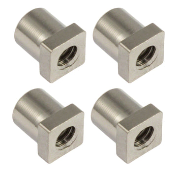 SN-SQ-10B - Camino 10mm Testa Quadrata - Ottone (X4)