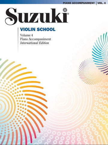 Suzuki - Violin School 4 - Piano Acc.
