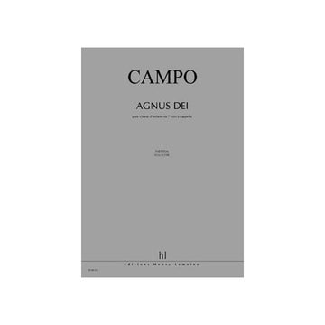 Campo - Agnus Dei Coro di bambini - Voce o coro