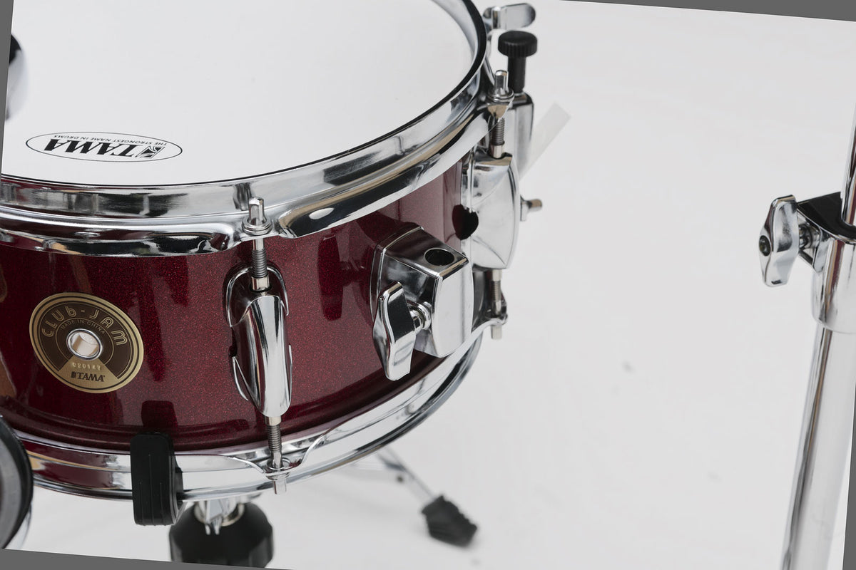 CLUB-JAM FLYER COMPLETE KIT WITH 14" BASS DRUM CANDY APPLE MIST