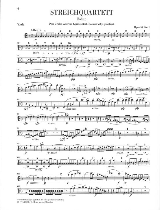 Beethoven L.V. - String Quets Op. 59 74 95