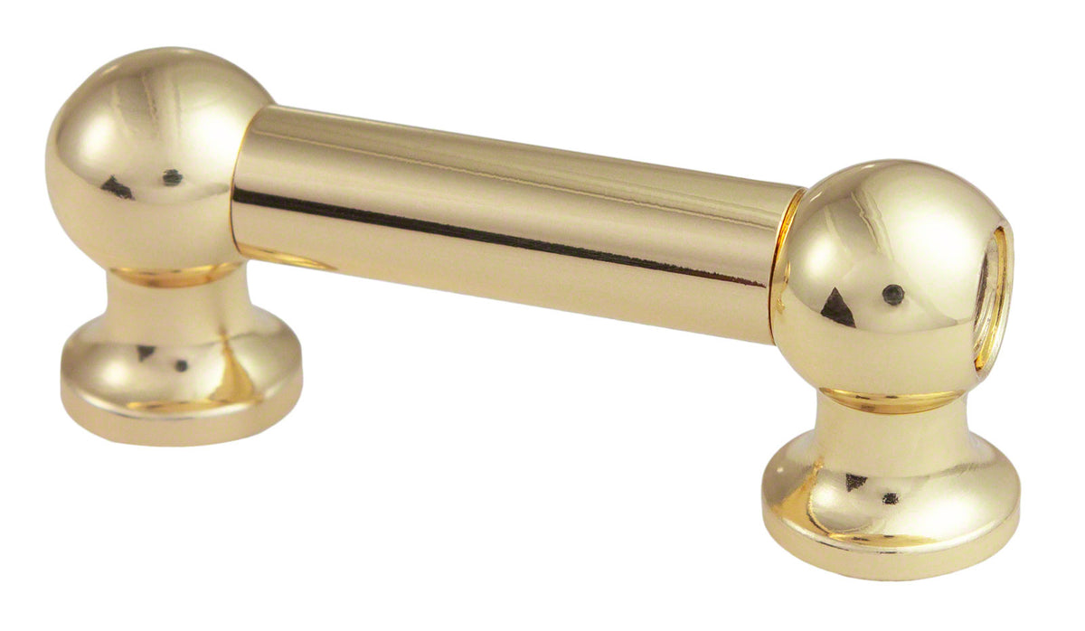 TL12S38-BR Blocchetto Tubolare 38mm Ottone A Singolo Tirante (X1)