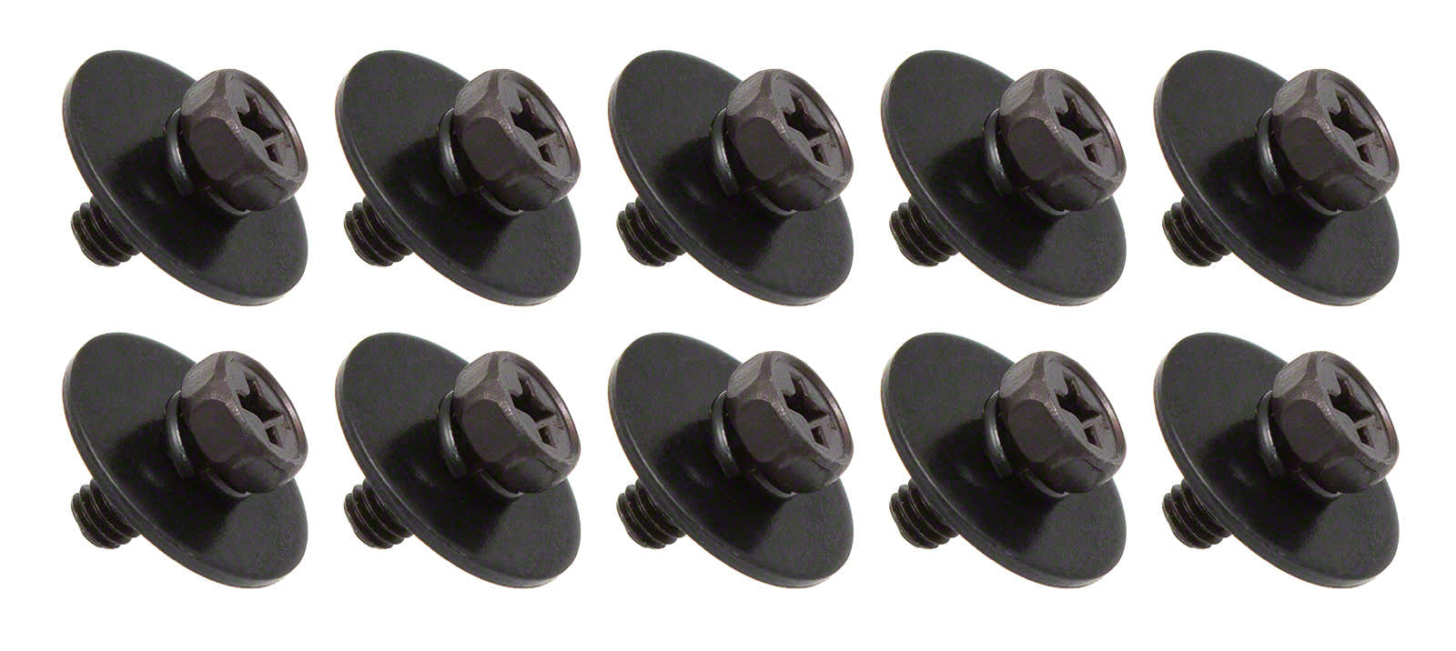M4 9mm Nero - Vite Interna Per Fusto In Legno (X10)