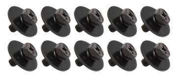 M4 9mm Nero - Vite Interna Per Fusto In Legno (X10)