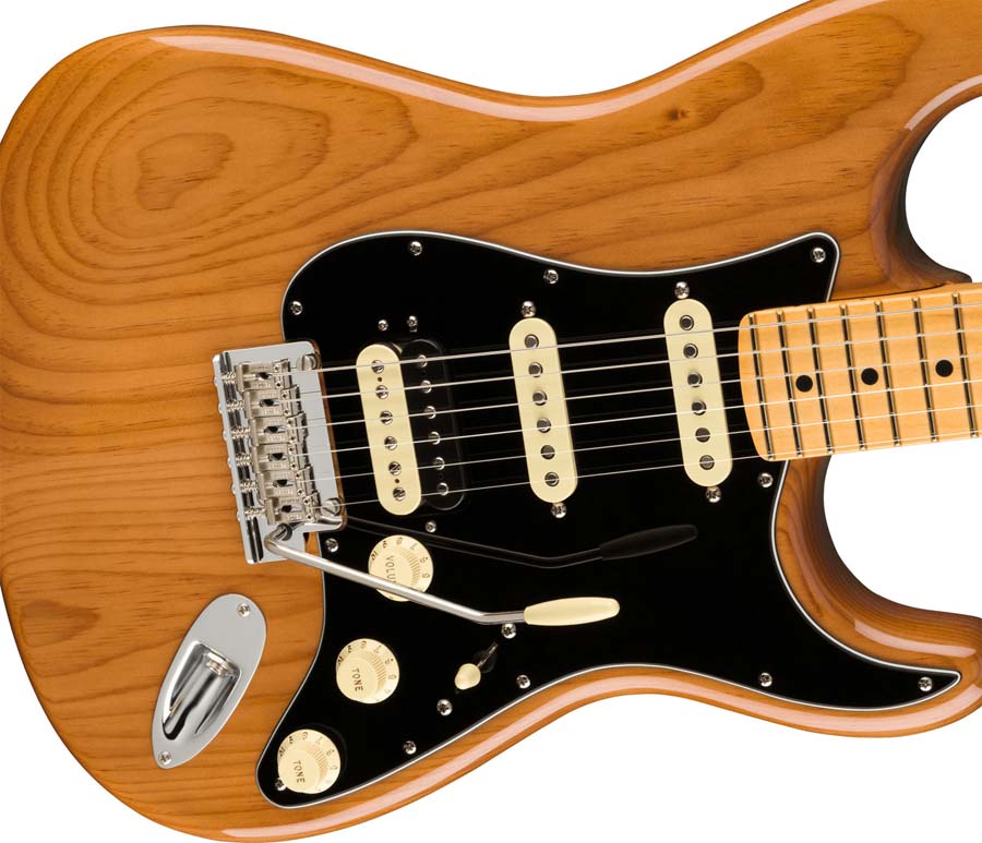Stratocaster HSS American Professional II MN Pino Tostato