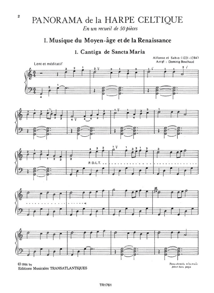 Panorama De La Harpe Celtique Vol.1 - Bouchaud