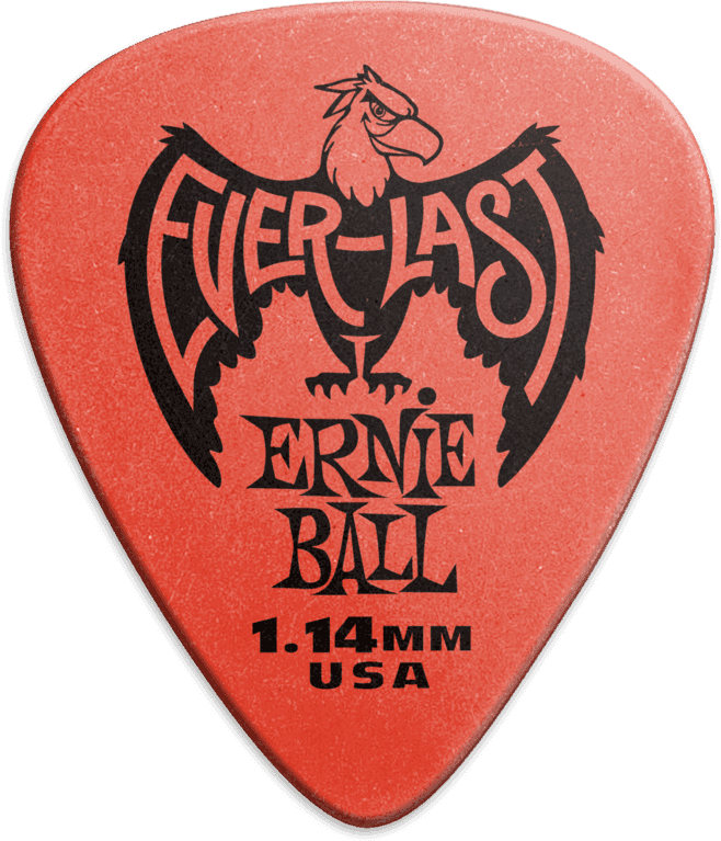 Plettri Everlast Bustina da 12 Rosso 1,14mm