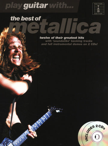 METALLICA - PLAY GUITAR WITH - BEST OF + 2 AUDIO EN LIGNE - GUITAR TAB
