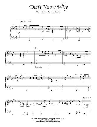 Norah Jones - Come Away With Me Pour Piano