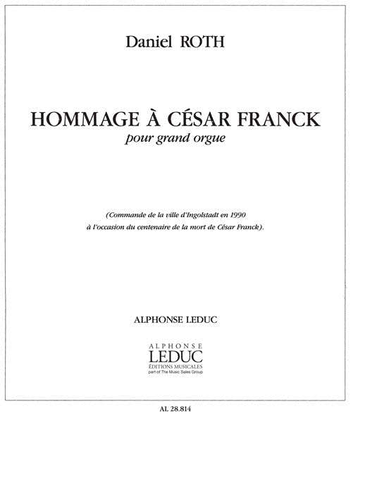 Hommage A Cesar Franck