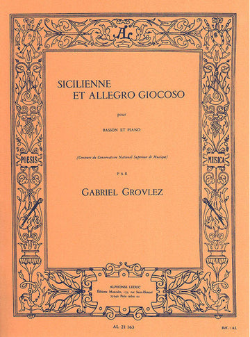 Sicilienne et Allegro Giocoso