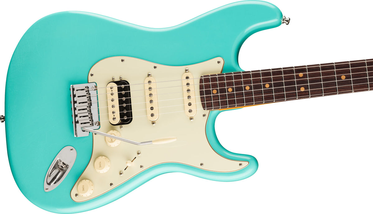 Stratocaster '60s American Ultra Luxe Vintage RW Verde schiuma di mare