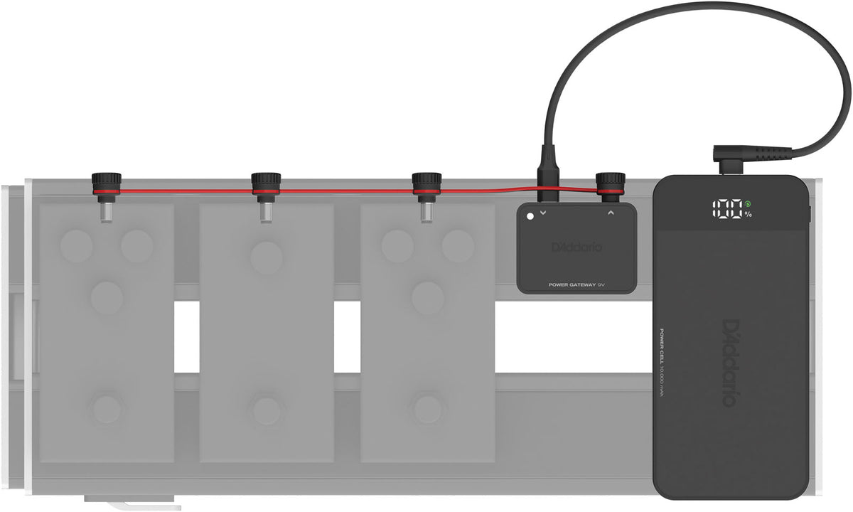 XPND Kit batteria per l'alimentazione dei pedali con spine internazionali
