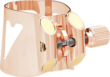 OPTIMUM LIGATURE ROSE GOLD Bb CLARINET + PLASTIC CAP