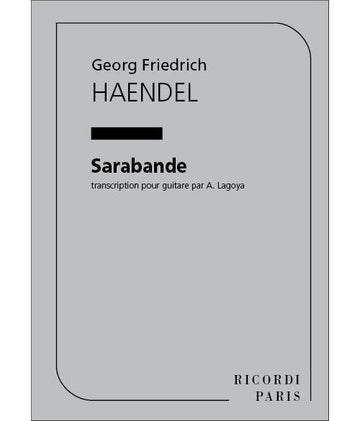 Haendel - Sarabande - Guitare
