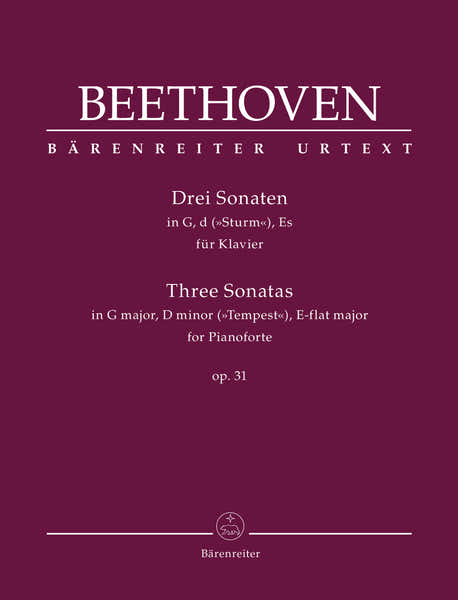 Beethoven L.V. - Three Sonatas Op.31 - Piano