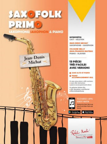 Michat J. D. - Saxofolk Primo + Audio - Sassofono