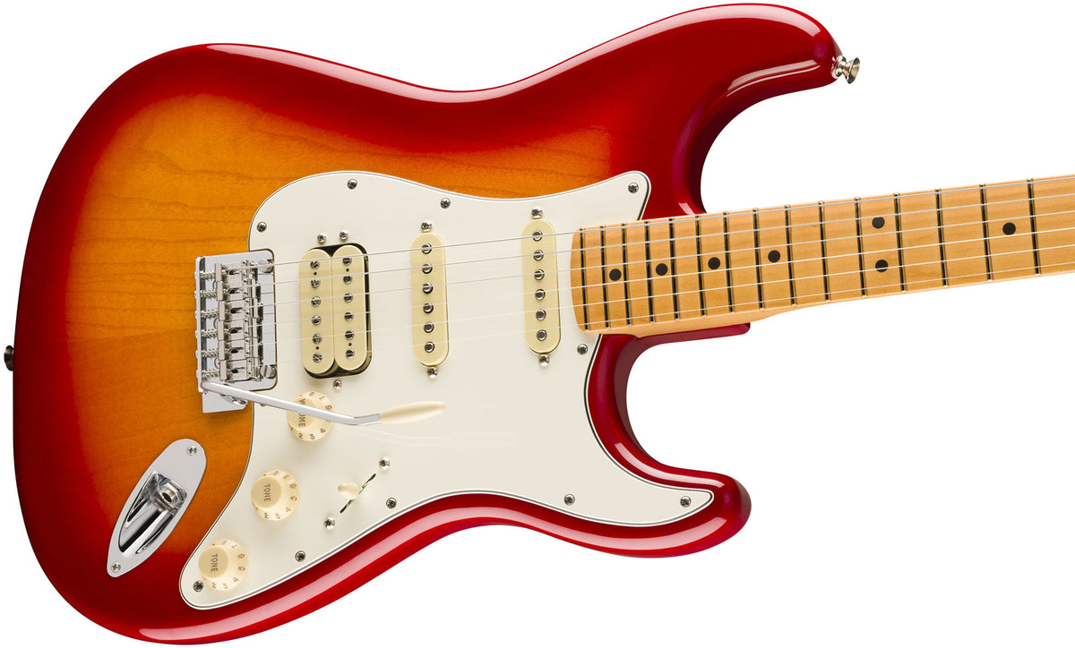Stratocaster HSS Player II MN Burst ciliegia invecchiato
