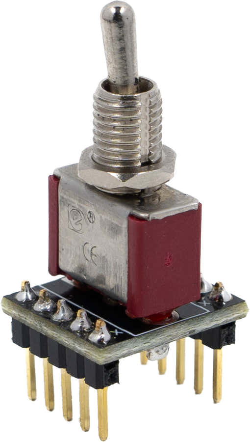 Interruttore SPDT (On-Off-On) a levetta