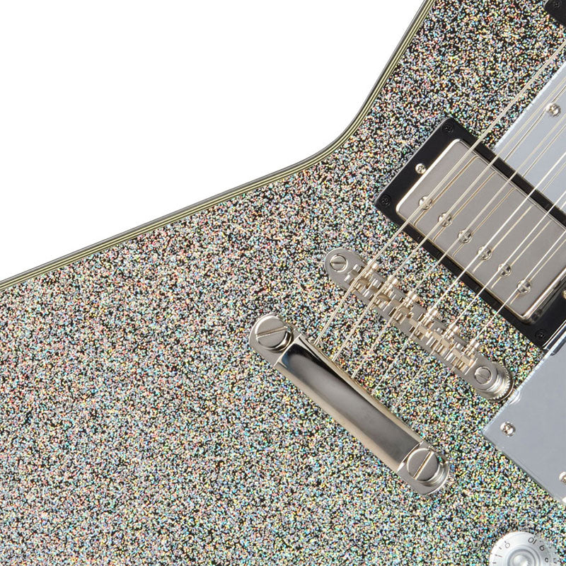 Explorer Custom Signature Lzzy Hale Diamante Nero Brillante Olografico IBG